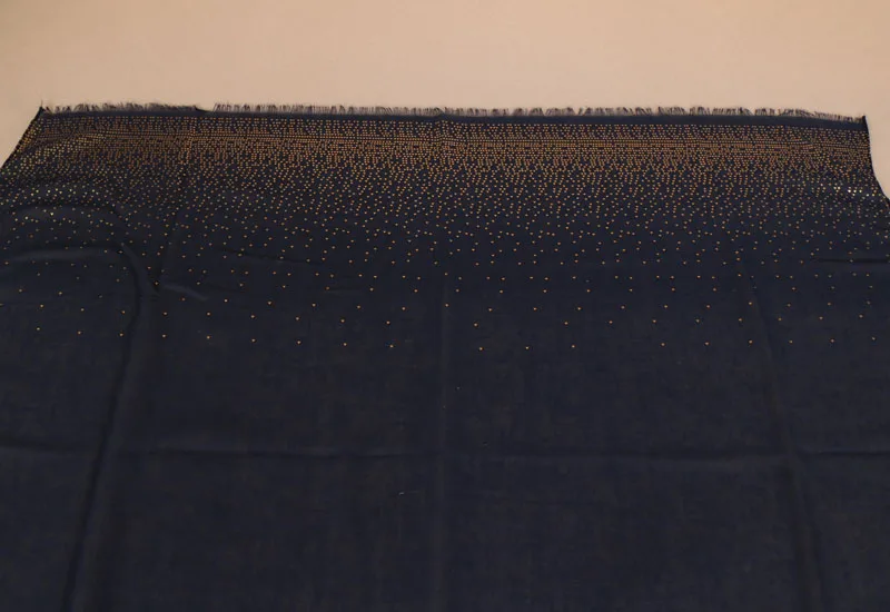 Женский простой люрекс Золотой блестящий горошек шаль из вискозы шарф сплошной цвет мерцающий обертывание шеи пашминовый палантин мусульманский хиджаб снуд 180*90 см