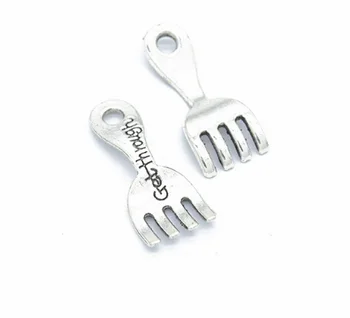 

80pcs Exquisite Fork spoon charms pendants 30*12mm antique silver bronze alloy Handmade earring bracelet necklace Jewelry DIY