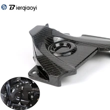 Motorcycle MT09- Carbon Fiber Engine Sprocket Chain Clutch Case Cover For Yamaha MT09 FZ09 MT-09 MT 09 Tracer FZ 09