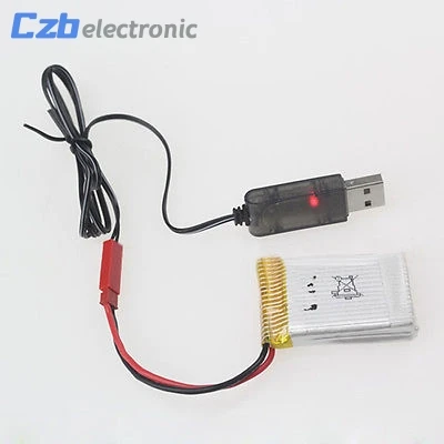 3 7 V 500mA выход 1 S литиевая батарея USB кабель зарядное устройство красная JST Женская