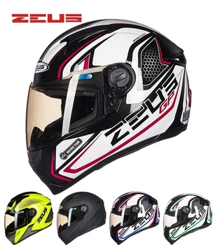 

2019 Fashion DOT certification ZEUS motorcross Motorcycle Helmet ZS-811 Full face motorbike Helmets for Four Seasons of ABS