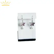 3 шт./лот, комплект для демонстрации ювелирных изделий, 3 крупные серьги-мольберта, держатель для сережек, z-образная подставка, Высота 7,5 см