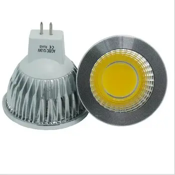 激安 スーパーディール MR16 COB 9 ワット 12 ワット 15 ワット LED 電球ランプ MR16 12 V 、ウォームホワイト/ピュア/コールドホワイト Led 照明