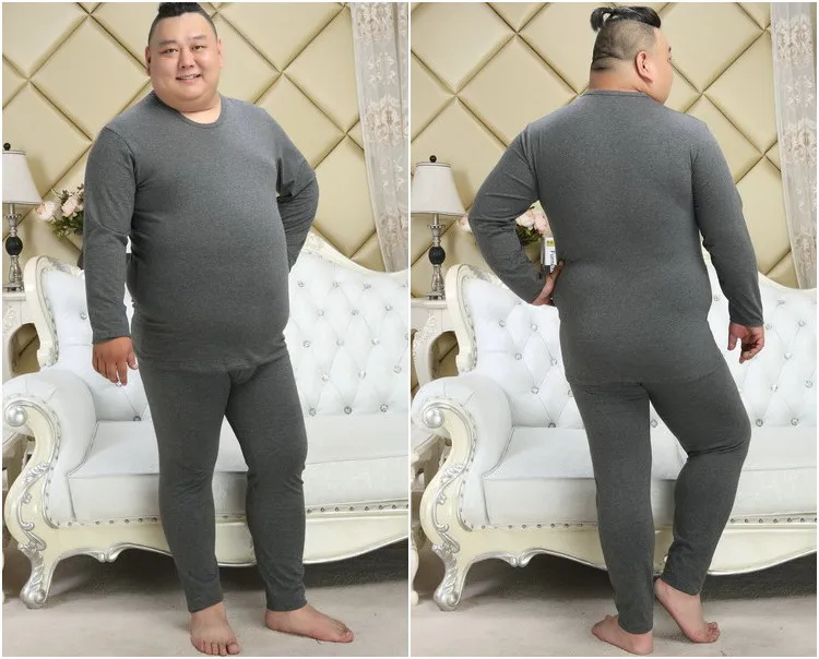 Большие размеры 4XL сексуальные зимние теплые мужские термобелье 5xl с длинным рукавом пижамы повседневные мужские зимние пижамы пижамные