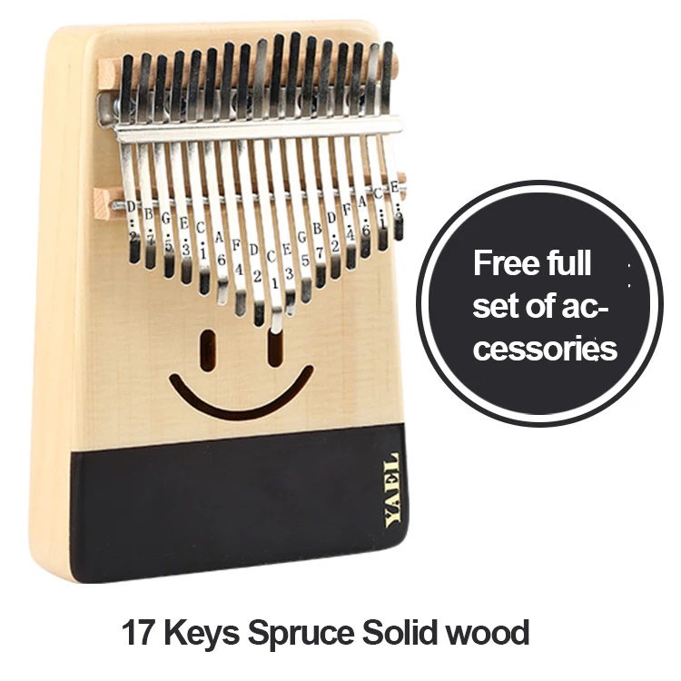 

Thumb finger piano Kalimba 10 key 17 keys Mbira Calimba African Mahogany Body Musical Instrument Free Shipping