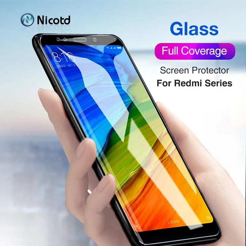 

Nicotd For Redmi Note 5 Pro Tempered Glass Film For Xiaomi Redmi 5 Plus 4X Note 4X 4 3 Screen Protective Film For Redmi 5 Plus