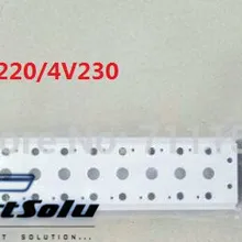 airtac электромагнитный Клапан коллектор/База/доска 4V210-08 Пневматический электромагнитный Клапан коллектор 200m-10f 10 станции