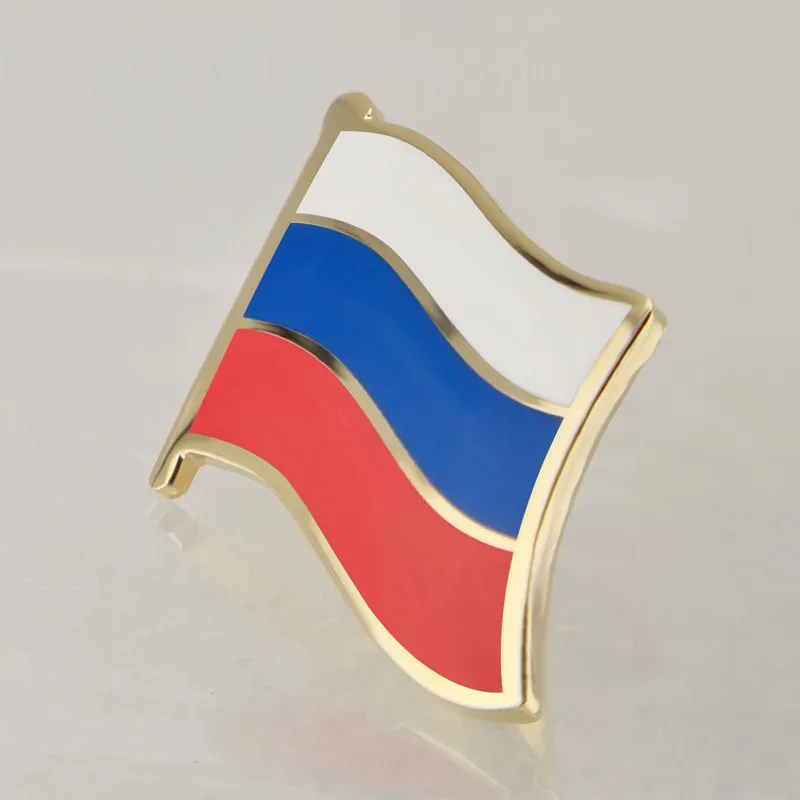 

Soft Enamel Russian Federation Flag Lapel Pins
