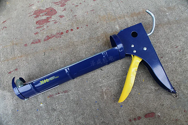 Simiut with teeth semicircle glue gun glass glue caulking gun silicone