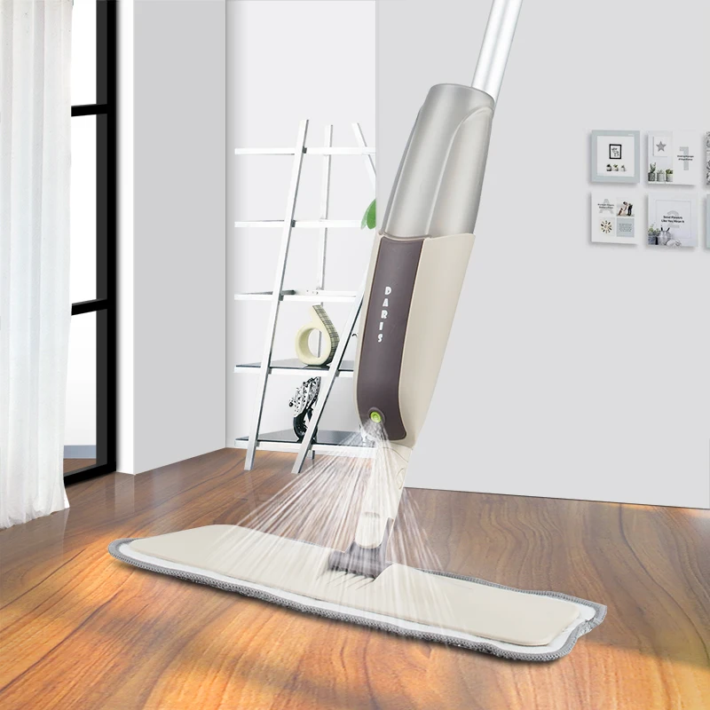 

Wonderlife Spray Floor Mop with Reusable Microfiber Pads 360 Handle Mop for Home Kitchen Laminate Wood Ceramic Tile