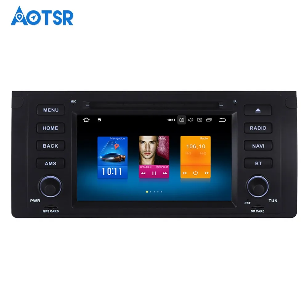 Sale 1 din Android 8.0 Car Multimedia for BMW E39 E53 X5 Radio 2001 2002 2003 with Car DVD Player GPS Navi 1