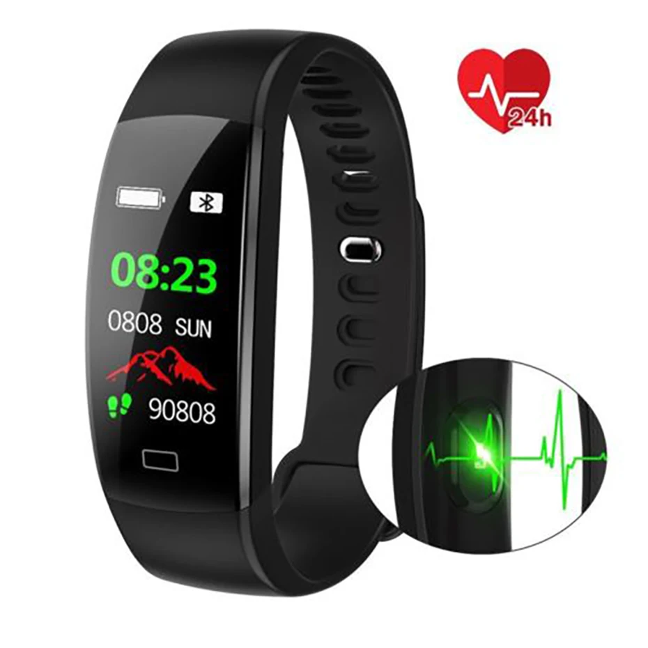 

Electronic Wristwatch Wake-up Gesture Smart Watch Men Touch Screen Sport Watch for Android IOS Remote Camera Watch Digital Male