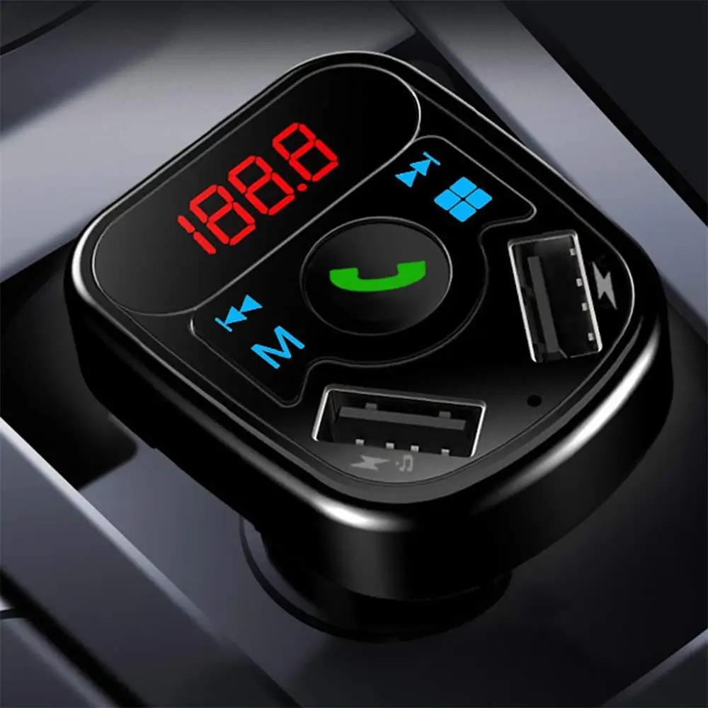 LEORY автомобильный bluetooth MP3 аудио ресивер FM-lcd дисплей MP3 двойной нагрузки USB многофункциональный музыкальный плеер
