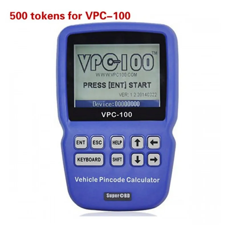 

500 Tokens for VPC-100 Hand-Held Vehicle Pin Code Calculator Only Offer Tokens Service No Need Shipping Goods