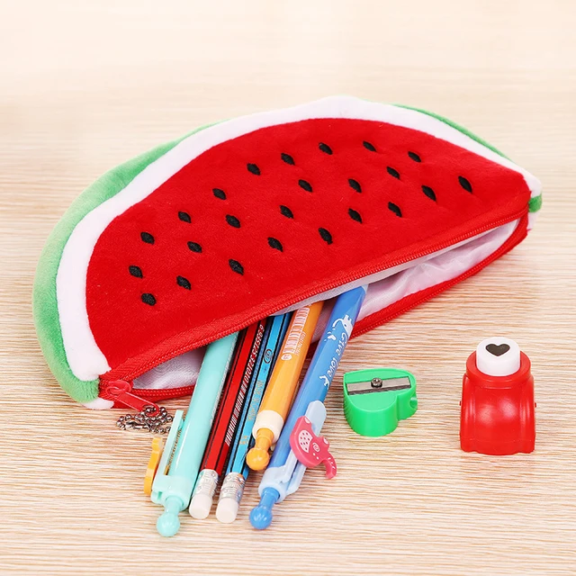 Watermelon Cloth Pencil Cases Volume Papeleria Kids Pen Pencil Case