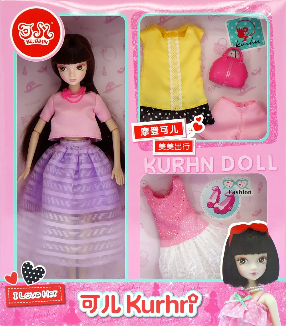 

Kurhn playset fashion doll 3 outfits in one #3076