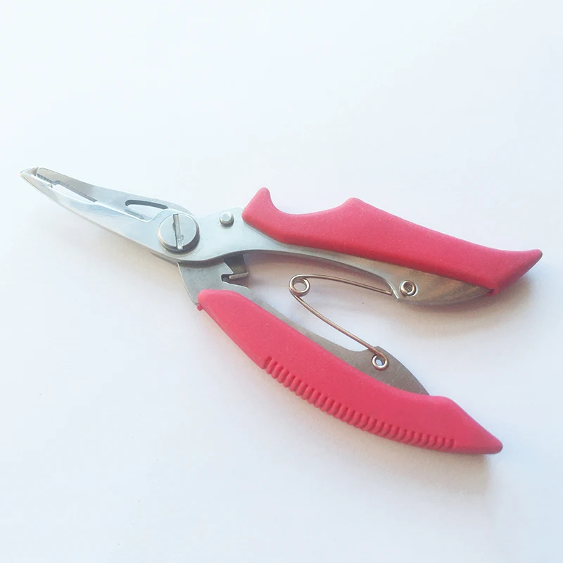 Multifunctional Stainless Steel Fishing Tongs Shears Line Cutter 12.5