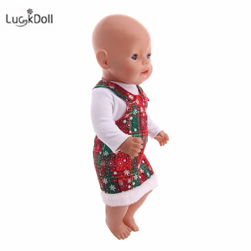 4 шт. кукольная одежда зимний жилет футболка платье колготки костюм для 43 см куклы и 18 дюймов аксессуары для кукол