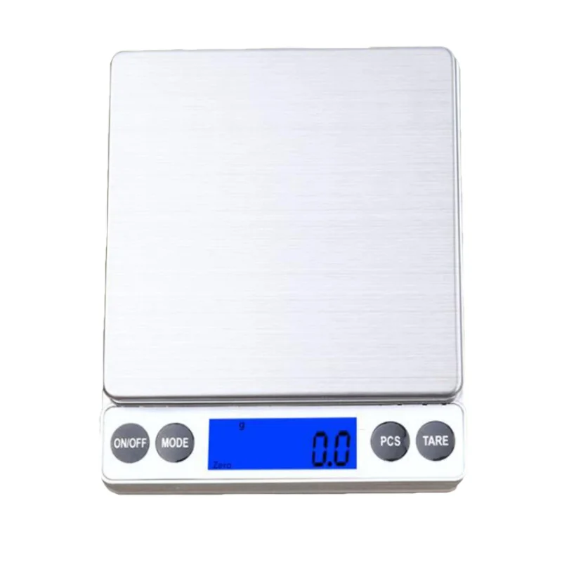 

Portable Electronic Scales Precision Jewelry Scale Digital Multi-function Food Kitchen Scale with LCD Display 1Kg/0.1g 2Kg/0.1g