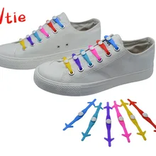 Vtie 6 упаковок(72 шт.) Силиконовые шнурки без завязок-модные разноцветные шнурки для обуви для детей и взрослых