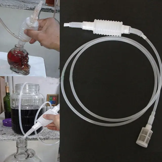 Useful Home Brew Syphon Pack For Wine Making Hand Knead Siphon Filter