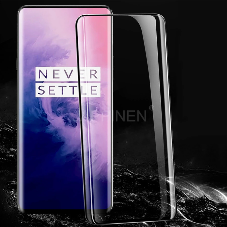 20D полное изогнутое покрытие протектор экрана для Oneplus 7 Pro закаленное стекло на One