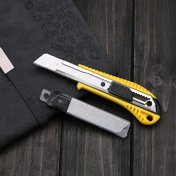 

Zinc Alloy Strong Portable Utility Knife, Paper Cutter Blades Knife, School Office Stationery Tools