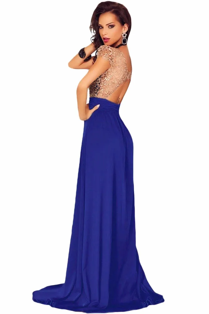 Amazing-Gold-Lace-Overlay-Blue-Slit-Maxi-Evening-Gown-LC60809-5-2