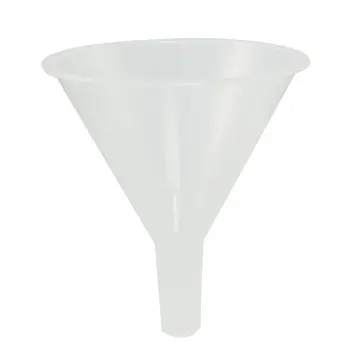 

New and Hot 150ml Clear White Plastic Filter Funnel