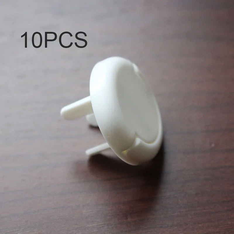 10pcs white2 10 шт. Детские замки безопасности для предотвращения травм ребенка электрическим током Электрический замок безопасности для ребенка - Цвет: 10pcs white2