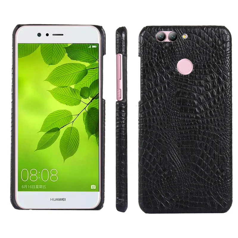 

Huawei Nova 2 Plus Nova2 Plus 5.5" Case Crocodile Pattern Hard PC+PU Leather Back Cover Case for Huawei Nova 2 Plus Nova2 Plus