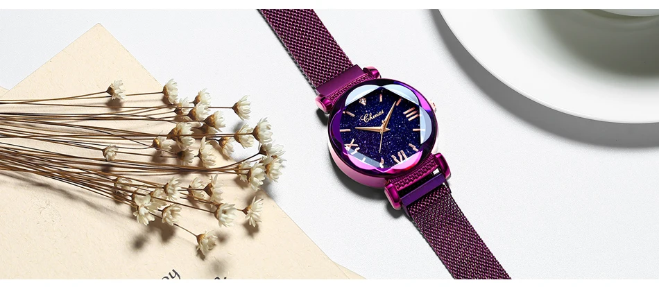 CHENXI, розовое золото, кварцевые женские модные элегантные наручные часы, новые женские брендовые роскошные часы с циферблатом Gypsophila, Relogio Feminino Reloj Mujer