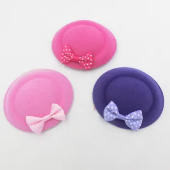 

30pc/lot Wholesale Pet dog puppy hair princess bow Hat grooming decoration Pet hair Cap clip hairpin teddy exquisite hair F235