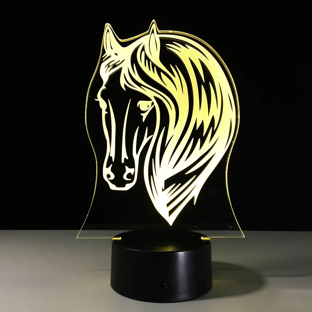 Horse 3D Lamp Pony 6