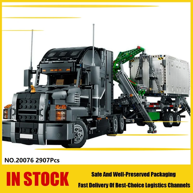 20076 Technic серия The Mack Big Truck модель строительные блоки Обучающие игрушки для детей