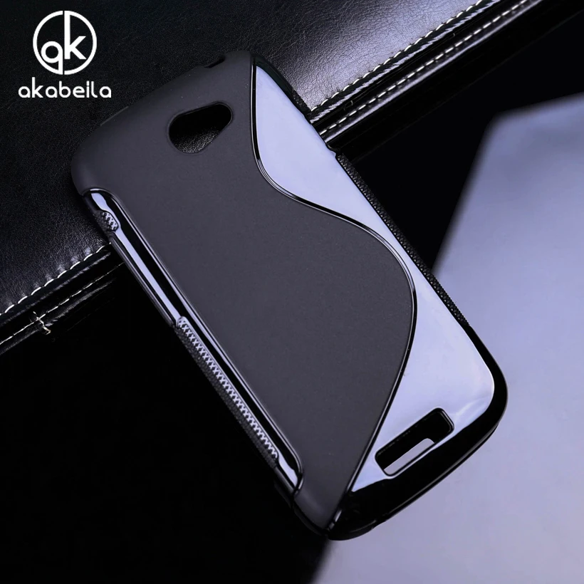 

AKABEILA S LINE Soft TPU Phone Case For HTC One S Z520E G25 4.3 Inch Bag Shell Cover Silicone Housing For HTC One S Case Covers