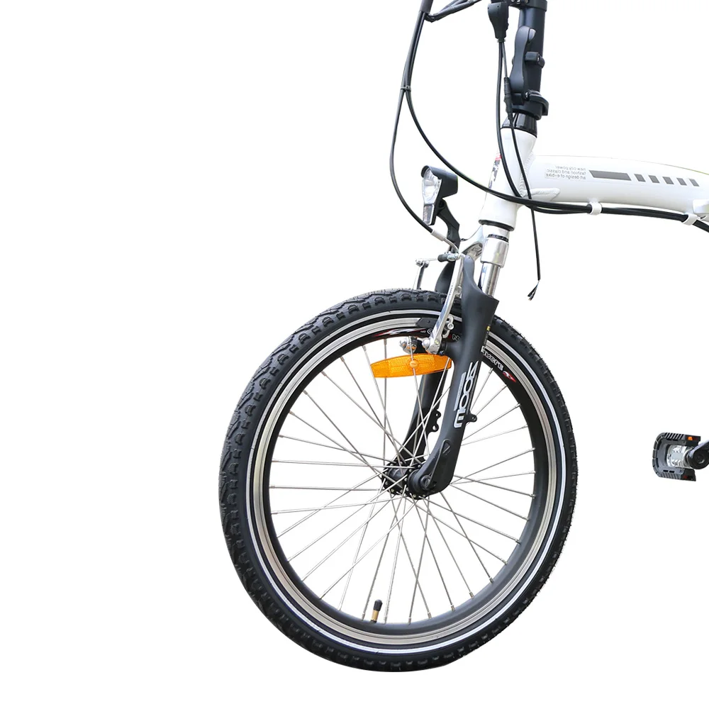 Discount 20" Electric Folding Bike 36V 250W BAFANG Wheel Motor Bicycle SHIMANO Derailleur Cycling bicicleta electrica Electric Bike 4