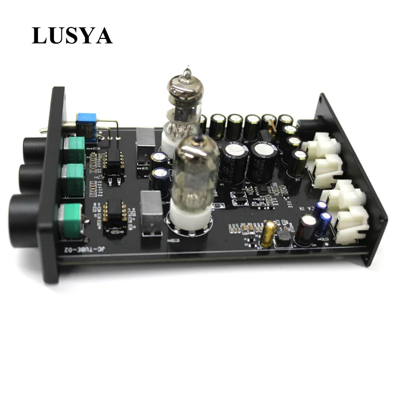 

Lusya JC-TUBE02 6J1 Tube Preamplifier Board JRC5532 tone preamp Tone preamp effect T0690