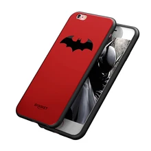 Новые роскошные Бэтмен чехол для iPhone 6 S 6 S плюс Чехол Коке ТПУ мягкий чехол для телефона iphone 7 7 Plus ультра тонкий чехол Fundas