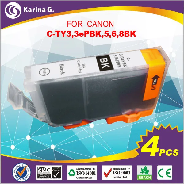 7PK весь набор дополнительных один черный принтер картридж для canon ip6000D I905D I950 I965 I990 I9100 BCI-6BK BCI6 C/M/Y BCI-6PM BCI-6PC