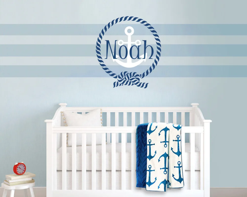personalised boys name wall