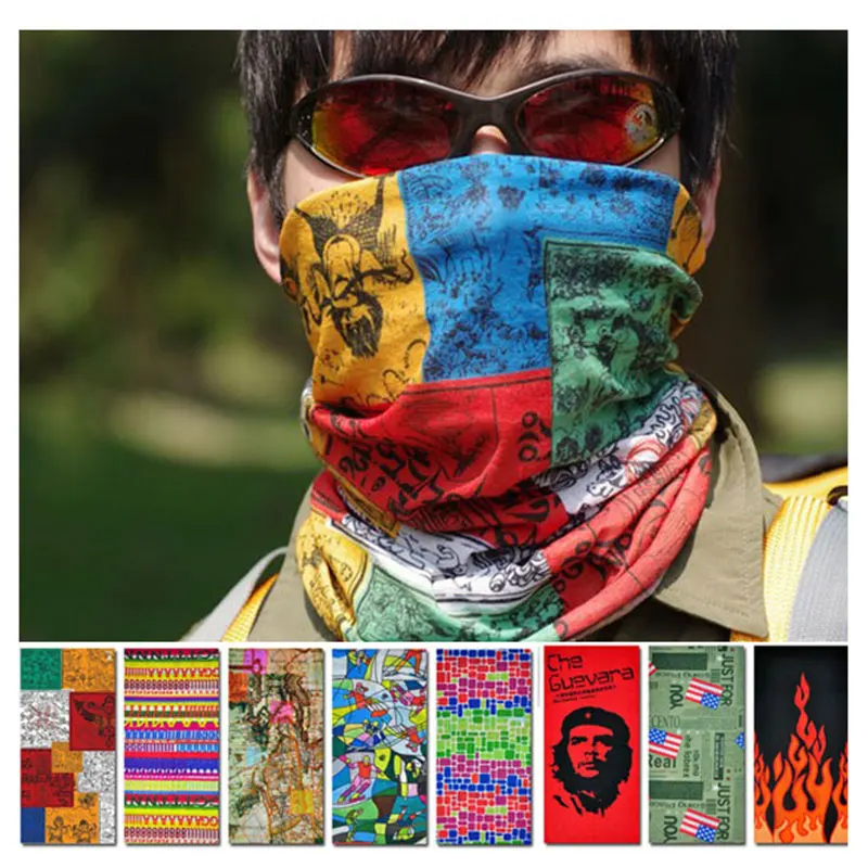 

Outdoor Climbing Cycling Skiing Fishing Magic Scarf Balaclava Neck Tube Warmer Bandanas Face Mask Head Wraps Headwear Headband