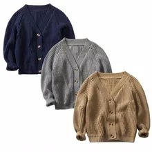 Свитера для мальчиков; Новинка года; Весенний кардиган для маленьких детей; пальто; Брендовая детская куртка; От 3 до 10 лет; Повседневная вязаная верхняя одежда для мальчиков