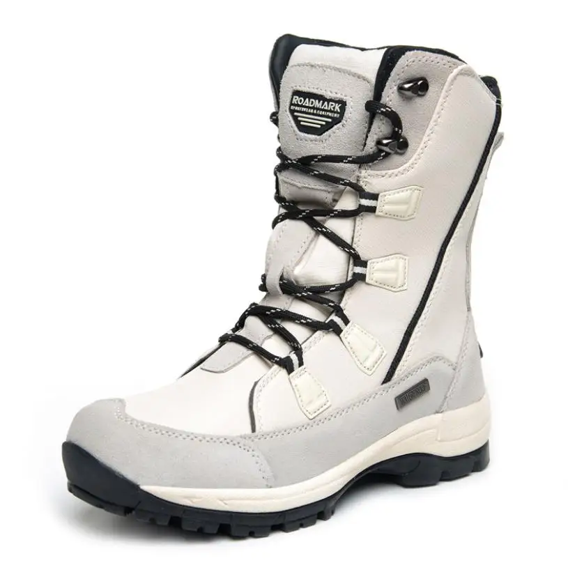 

Winter new Korean version of male and female lovers outdoor non-slip warm short thick waterproof shoes