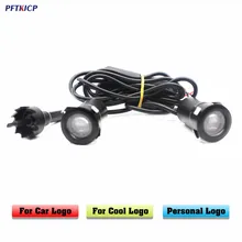 PFTKJCP 2pcs car Door Light Projector Logo LED For seat FR Ibiza Altea Arosa Cordoba Toledo Alhambra Exeo Mii led light lamp