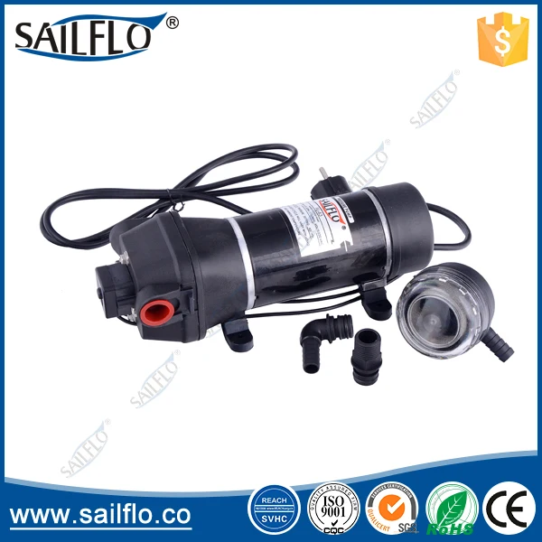 Image Sailflo FL 41 115vac 17LPM 40psi  high flow rate diaphragm water pump for Marine RV Water heater