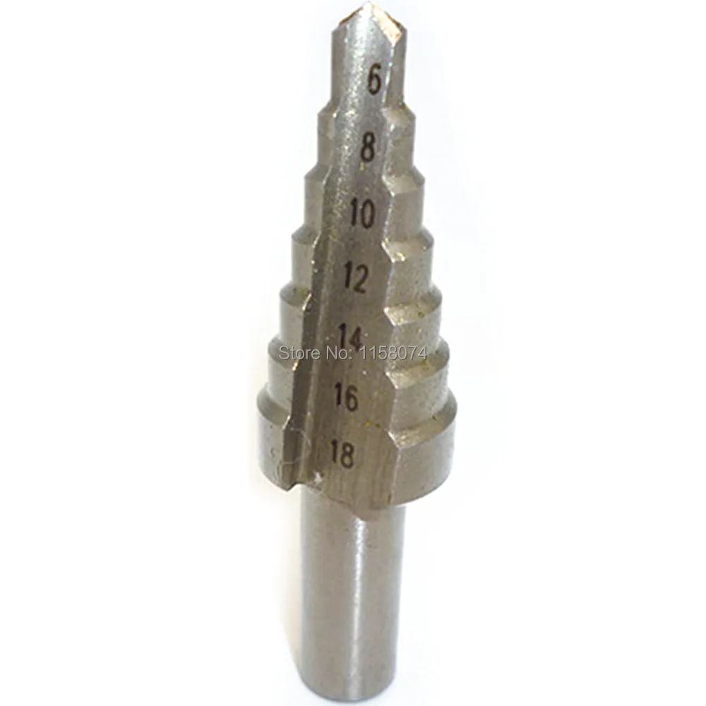 6mm 18mm Step Drill Bit Reamer 6 18mm Metric Cone Drill Bit 7 Steps( 6