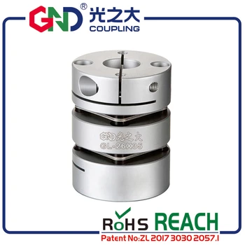 

Aluminum alloy double diaphragm clamp series shaft couplings 6*8mm