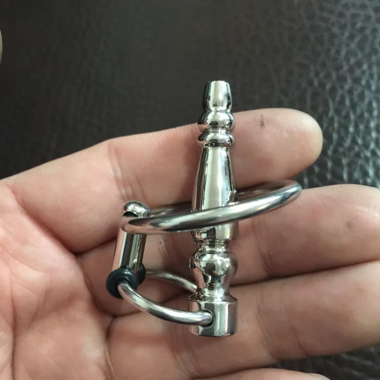 BDSM male female horse eye stimulate urethral catheterization urethral dilator blocking lock