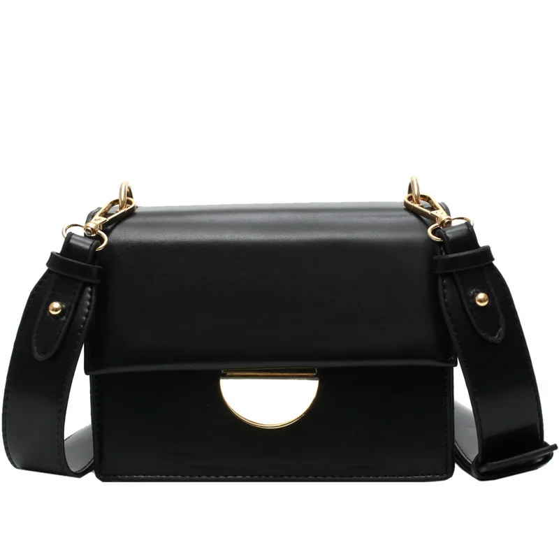 Кожаные сумки через плечо для женщин, роскошные сумки, дизайнерские женские сумки через плечо - Цвет: black